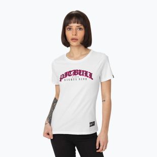 Maglietta Pitbull Tattoo donna bianco