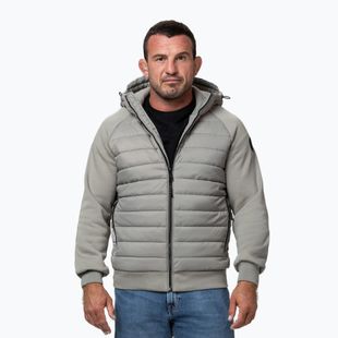 Giacca uomo Pitbull Palomar Padded Hooded Hybrid dusty sage