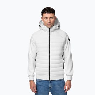 Giacca uomo Pitbull Palomar Padded Hooded Hybrid white