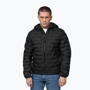 Giacca invernale da uomo Pitbull Camino Quilted Hooded black