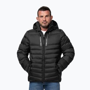 Giacca invernale da uomo Pitbull Crestline Padded Hooded black