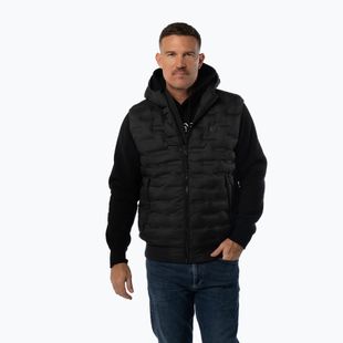 Gilet uomo Pitbull Fisk Quilted Hooded black