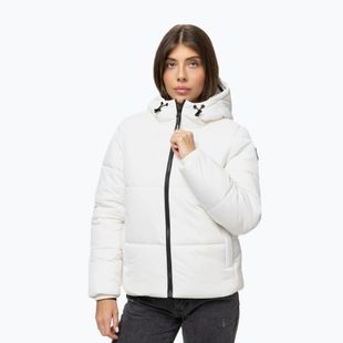 Giacca invernale da donna Pitbull Vista Quilted Hooded off white