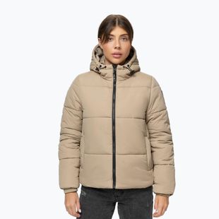 Giacca invernale da donna Pitbull Vista Quilted Hooded dark sand