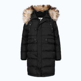 Giacca invernale donna Pitbull Queenston Padded Hooded black