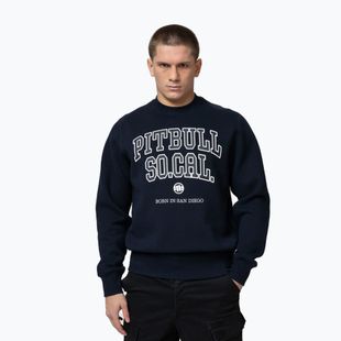 Felpa uomo Pitbull So Cal Crewneck dark navy