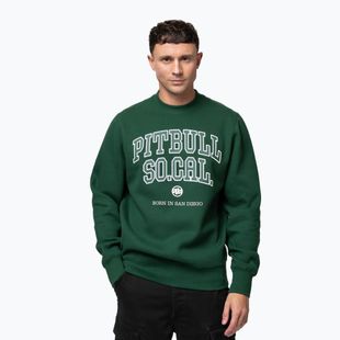 Felpa da uomo Pitbull So Cal Crewneck hunter green