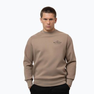 Felpa uomo Pitbull Sampson Crewneck Sweatshirt pale sand