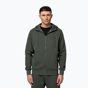 Felpa uomo Pitbull Sampson Hooded Zip Sweatshirt old green
