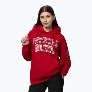 Felpa donna Pitbull Fiora Hooded wild red