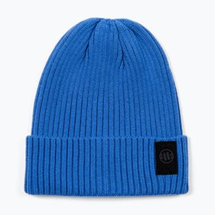 Berretto invernale Pitbull Beanie Velcro Logo royal blue