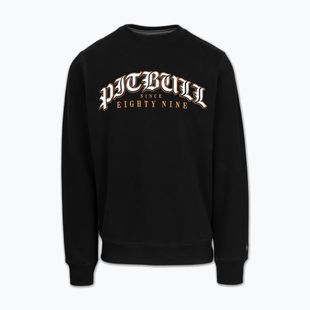 Felpa uomo Pitbull Crewneck Tattoo black