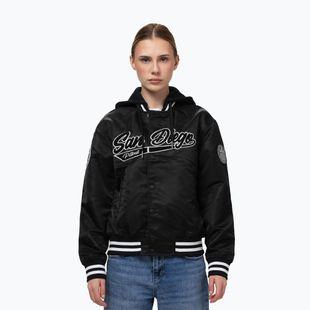 Giacca da donna Pitbull Angela San Diego Hooded Varsity black