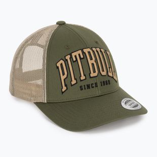 Cappellino con visiera da uomo Pitbull Mesh "Pitbull Norton" Trucker Low Profile green