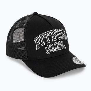 Czapka z daszkiem męska Pitbull SO.CAL. Retro Trucker black/black/white