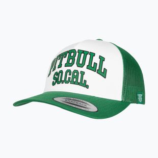Cappellino da uomo Pitbull "SO.CAL." Retro Trucker verde/bianco