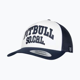 Cappellino da uomo Pitbull "SO.CAL." Retro Trucker nero/bianco