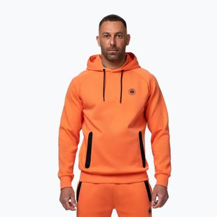 Felpa da uomo Pitbull Dogwood Hooded Sweatshirt fluo orange