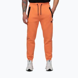 Pantaloni da uomo Pitbull Dogwood Track fluo orange