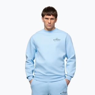 Felpa da uomo Pitbull Sampson Crewneck Sweatshirt sky blue