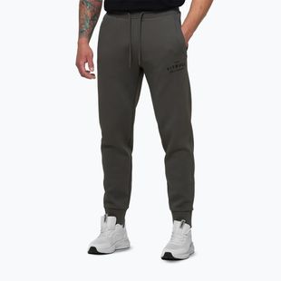 Pantaloni da uomo Pitbull Sampson Track grey/green