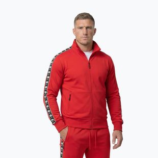Felpa da uomo Pitbull Track Jacket Powers fluo/red