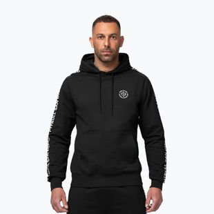 Felpa da uomo Pitbull Tape Parker Hooded black