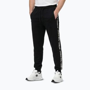 Pantaloni da uomo Pitbull Tape Parker Jogging black