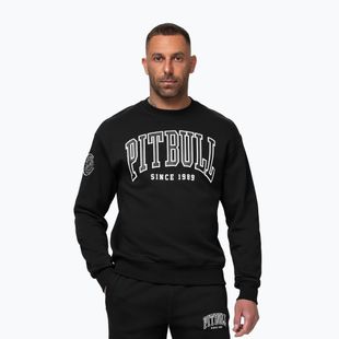 Felpa da uomo Pitbull Badger Crewneck black