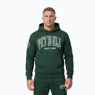 Felpa da uomo Pitbull Badger Hooded hunter green