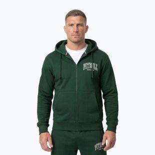 Felpa da uomo Pitbull Badger Hooded Zip hunter/green