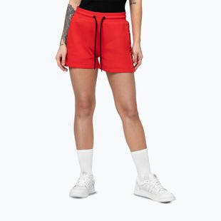 Pantaloncini da donna Pitbull Explory Tape fluo/red
