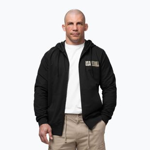 Felpa da uomo Pitbull USA Hooded Zip black