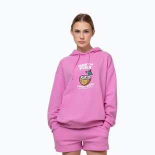 Felpa donna Pitbull Rest In Pink Hooded ice pink