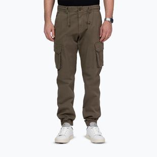 Pantaloni da uomo Pitbull Proctor Drawstring Jogger Cargo olive