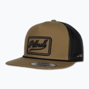 Cappellino con visiera da uomo Pitbull Original 1989 dark olive/black