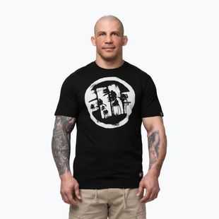 T-shirt da uomo Pitbull Palms black logo