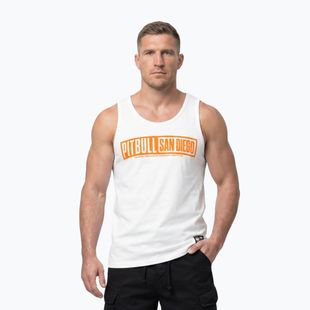 T-shirt da uomo Pitbull Eighty Nine Dog Tank Top white