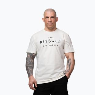 T-shirt da uomo Pitbull USA CAL Big Logo white