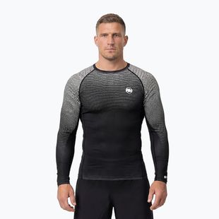 Rashguard a maniche lunghe da uomo Pitbull Belt Rashguard black