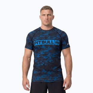 Rashguard da uomo Pitbull Hex Camo Hilltop Rashguard blue