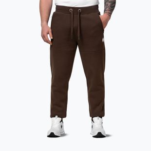 Pantaloni da uomo Pitbull Small Logo HD Track coyote brown