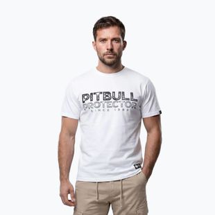 T-shirt da uomo Pitbull Protector white