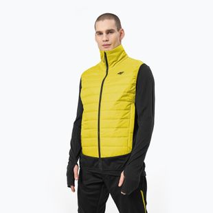 Smanicato trekking uomo 4F BZM060 verde canarino