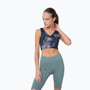 Top yoga donna 4F STAD019 multicolore allover