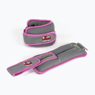 Polsi pesi da polso Body Sculpture Bb 2700Uepk 2 x 0,5 kg grey/pink