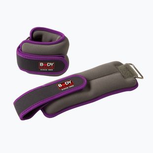 Polsi pesi da polso Body Sculpture Bb 2700U 2 x 0,5 kg grey/purple