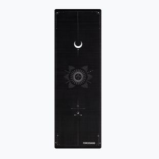 Tappetino yoga/fitness FORCEBAND Moon 4 mm nero