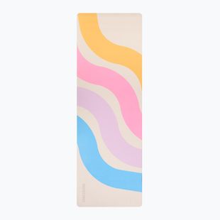 Tappetino yoga/fitness FORCEBAND Wave 4 mm multicolore