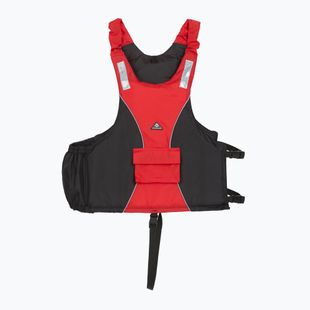 Gilet di assicurazione Aquarius nero/rosso